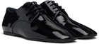 Dries Van Noten Black Square Toe Derbys
