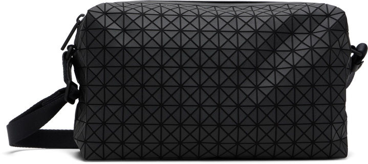 Photo: BAO BAO ISSEY MIYAKE Black Saddle Shoulder Bag