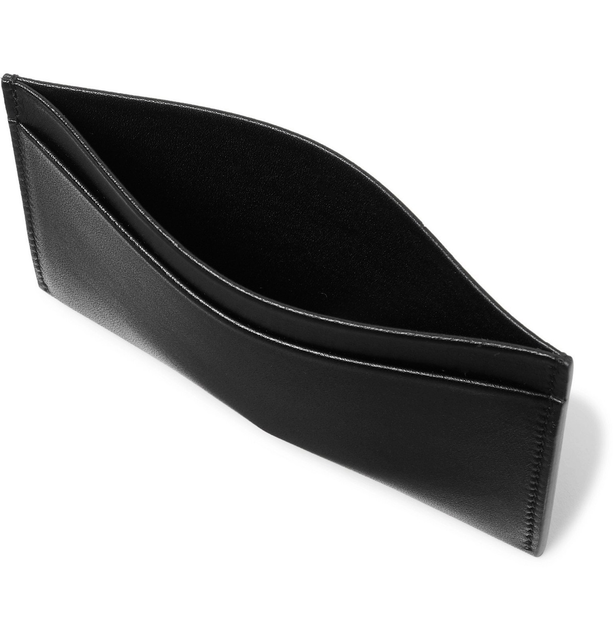 The Row Leather Cardholder Black The Row