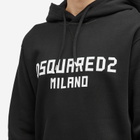 Dsquared2 Men's Cool Fit Hoodie in Black/White Print