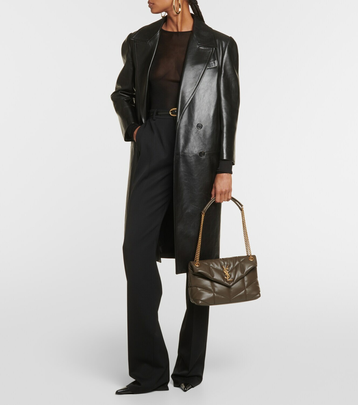 ショルダーバッグ・ポシェット SAINT LAURENT PUFFER SMALL LEATHER SHOULDER BAG Saint Laurent Puffer Small Shoulder Bag in Nappa Leather