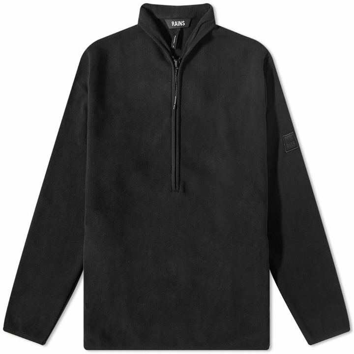 Photo: Rains Men's Fleece Pullover in Black