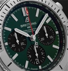 Breitling - Chronomat B01 Bentley Edition Automatic Chronograph 42mm Stainless Steel Watch, Ref. No. AB01343A1L1A1 - Black
