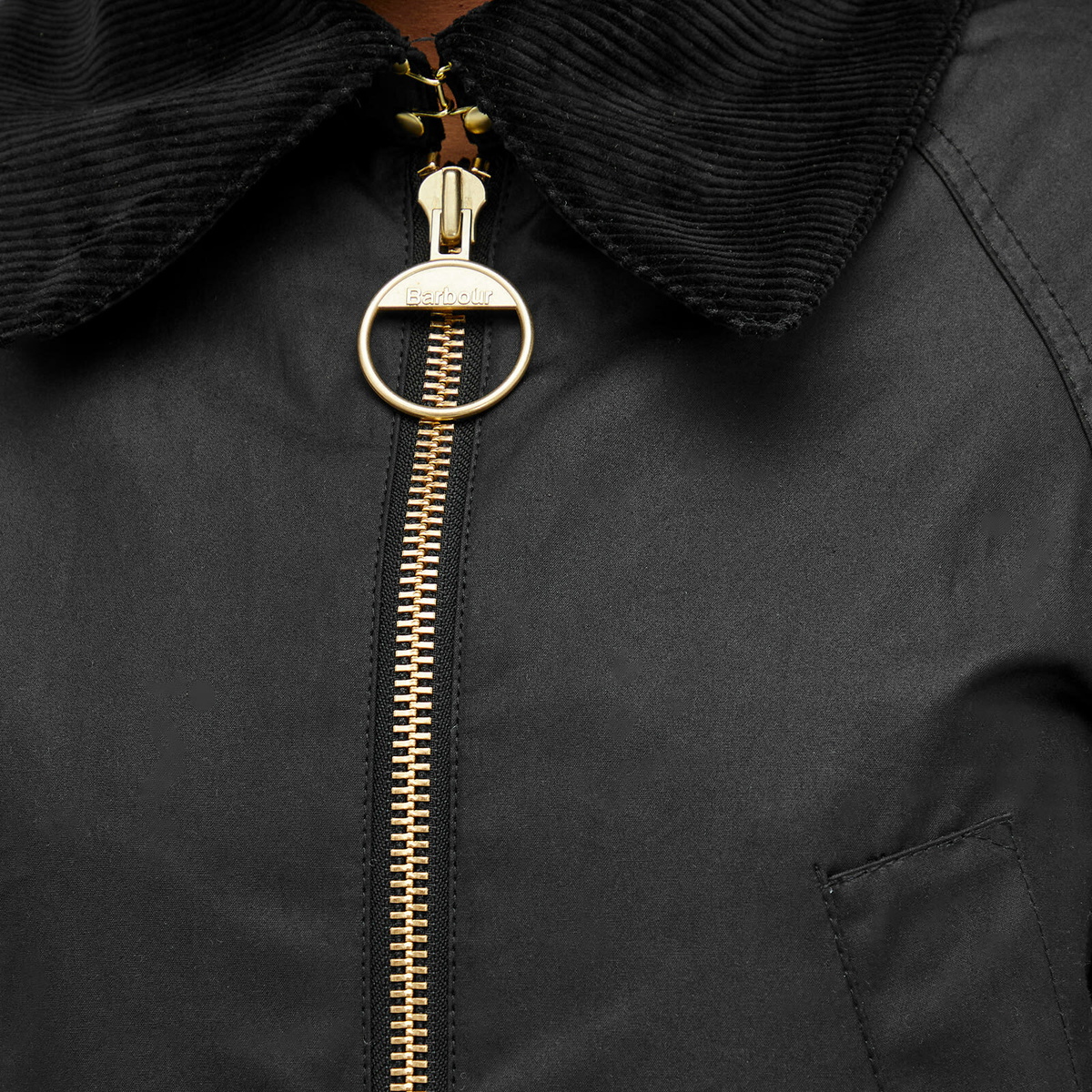 Barbour Women's Allerston Wax Jacket in Black/Classic