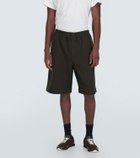 The Row Dovi cotton jersey shorts