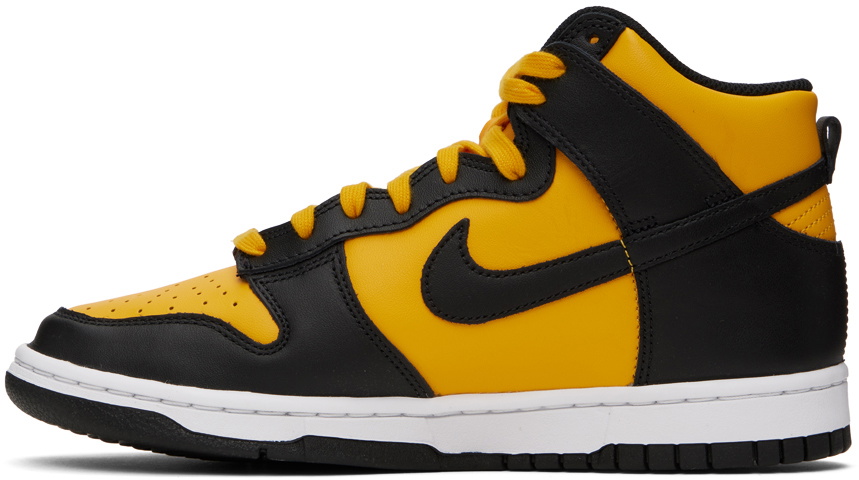 Nike Yellow & Black Dunk Retro Hi Sneakers