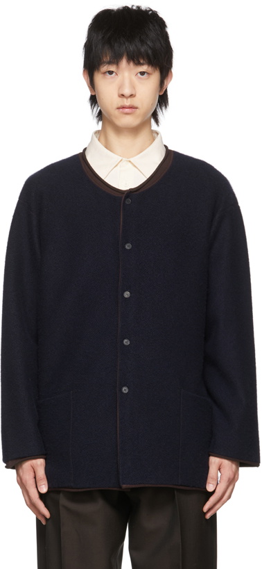 Photo: The Row Navy Enyel Jacket