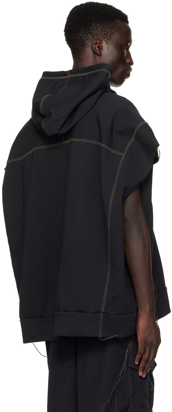 NICOLAS ANDREAS TARALIS Black Thread Hoodie
