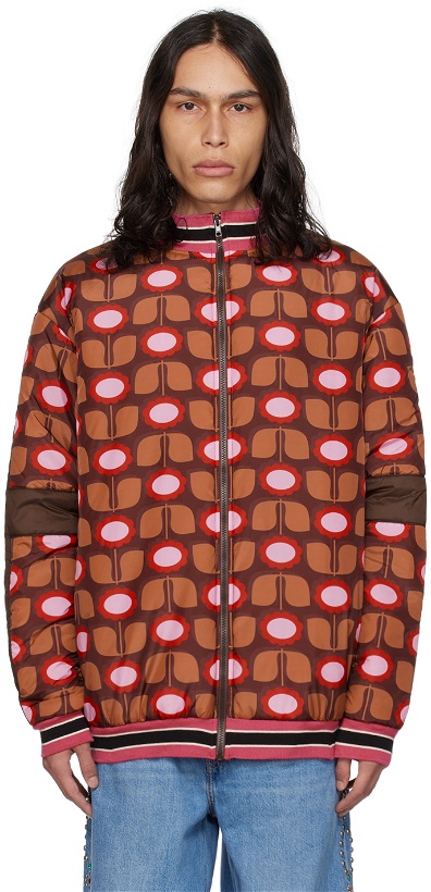 Photo: Anna Sui SSENSE Exclusive Brown Puffer Jacket