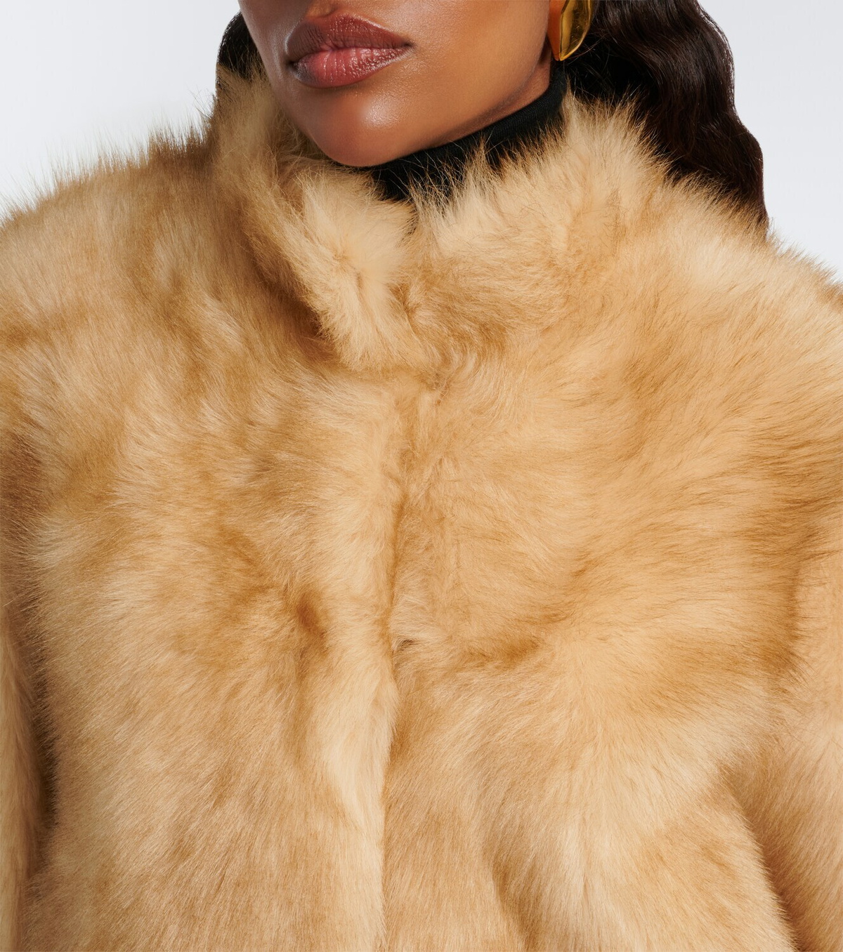 Nour Hammour Mira shearling jacket