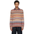Paul Smith Multicolor 'Signature Stripe' Long Sleeve Polo