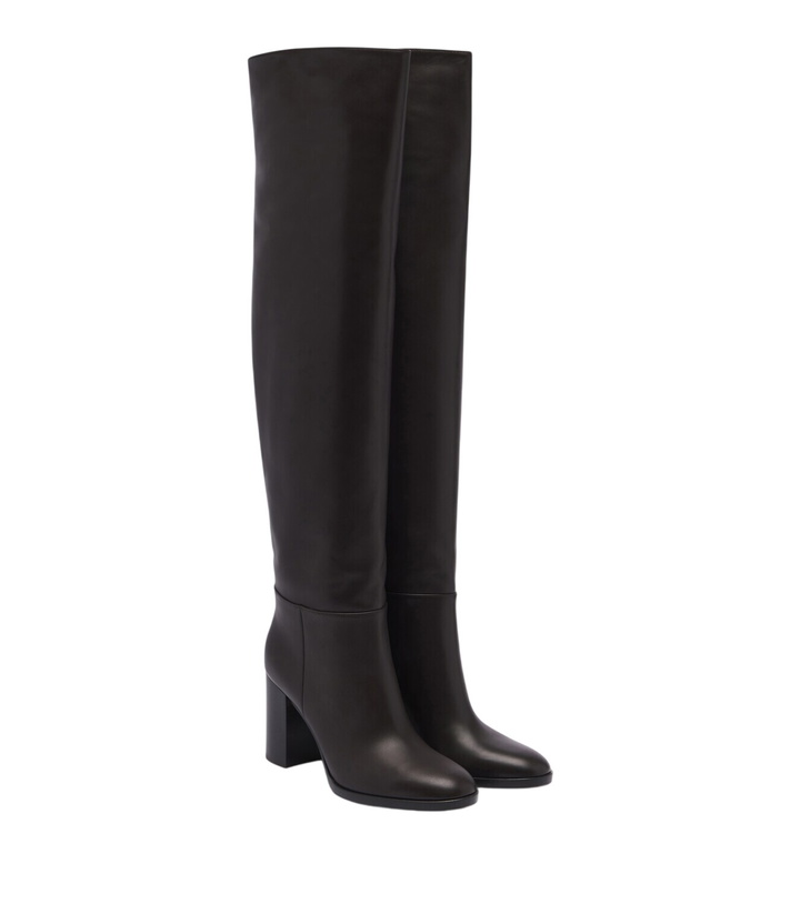 Photo: Gianvito Rossi Leather knee-high boots