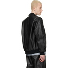 adidas Originals Black A-Type Firebird TT Leather Jacket