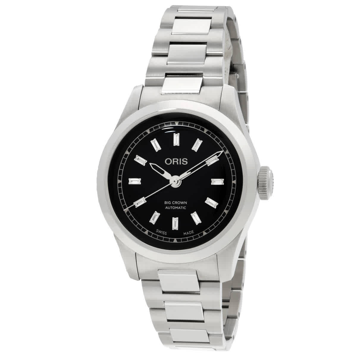 Oris Big Crown Automatic Diamond Black Dial Ladies Watch 01 531 7797 4094-07 8 1706