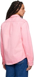 Marni Pink Patch Pocket Denim Shirt