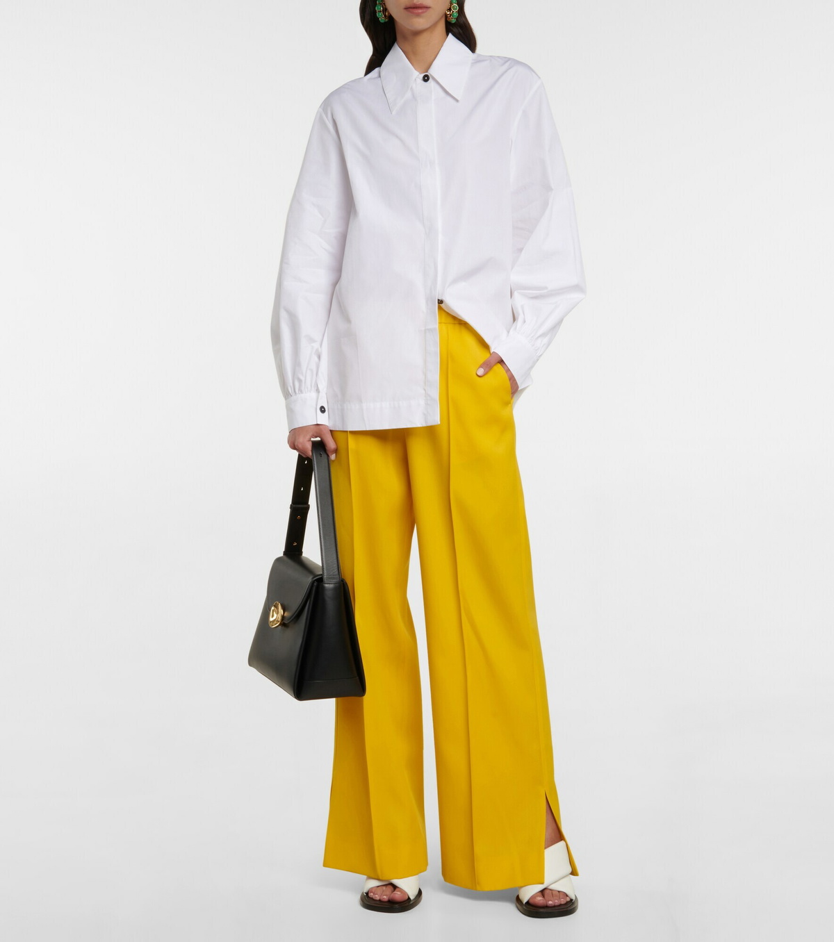 Jil Sander - Wide-leg virgin wool pants Jil Sander