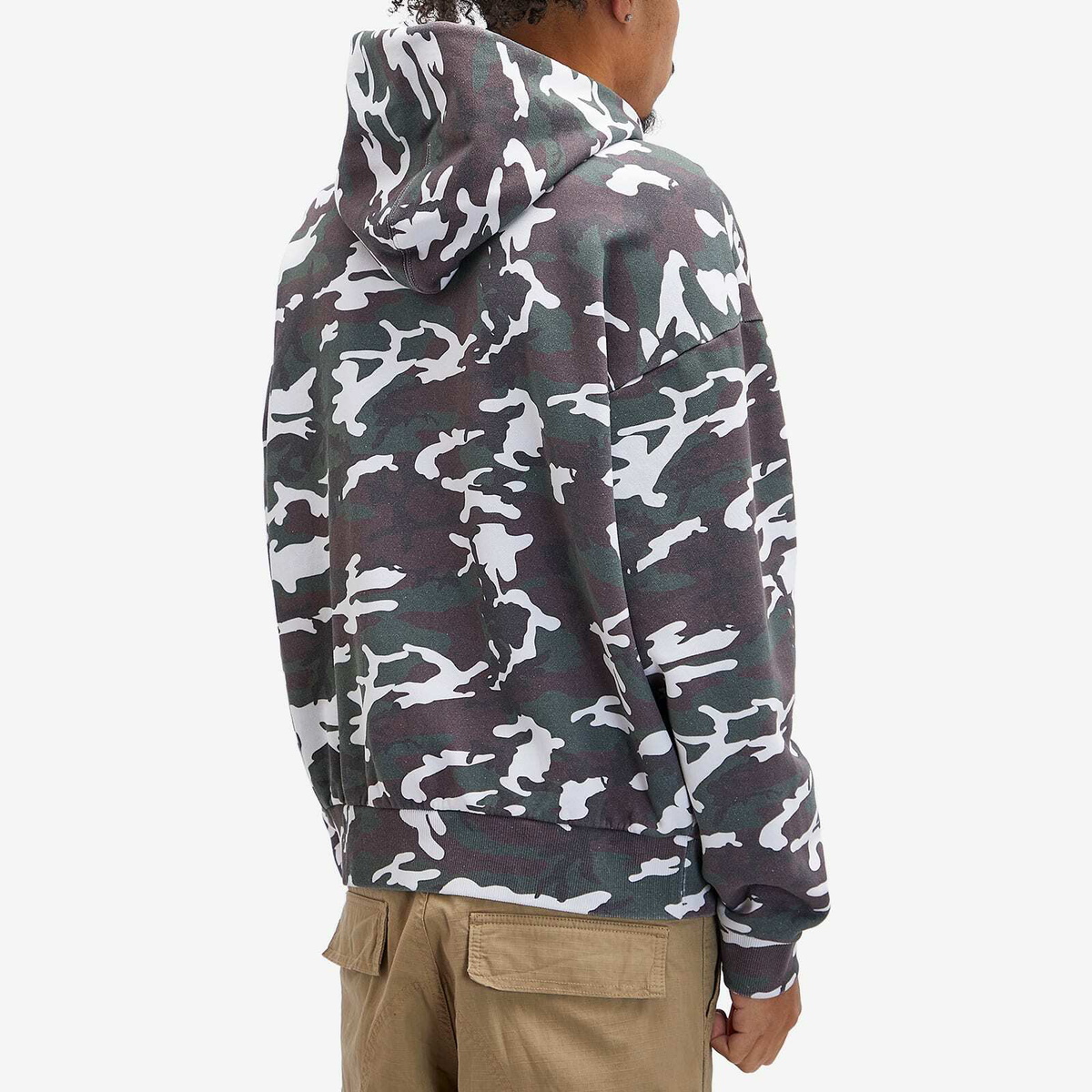 【AWAKE NY】EMBROIDERED LOGO HOODIE GREEN CAMO Awake NY Men's Camo Hoodie in Green Awake NY