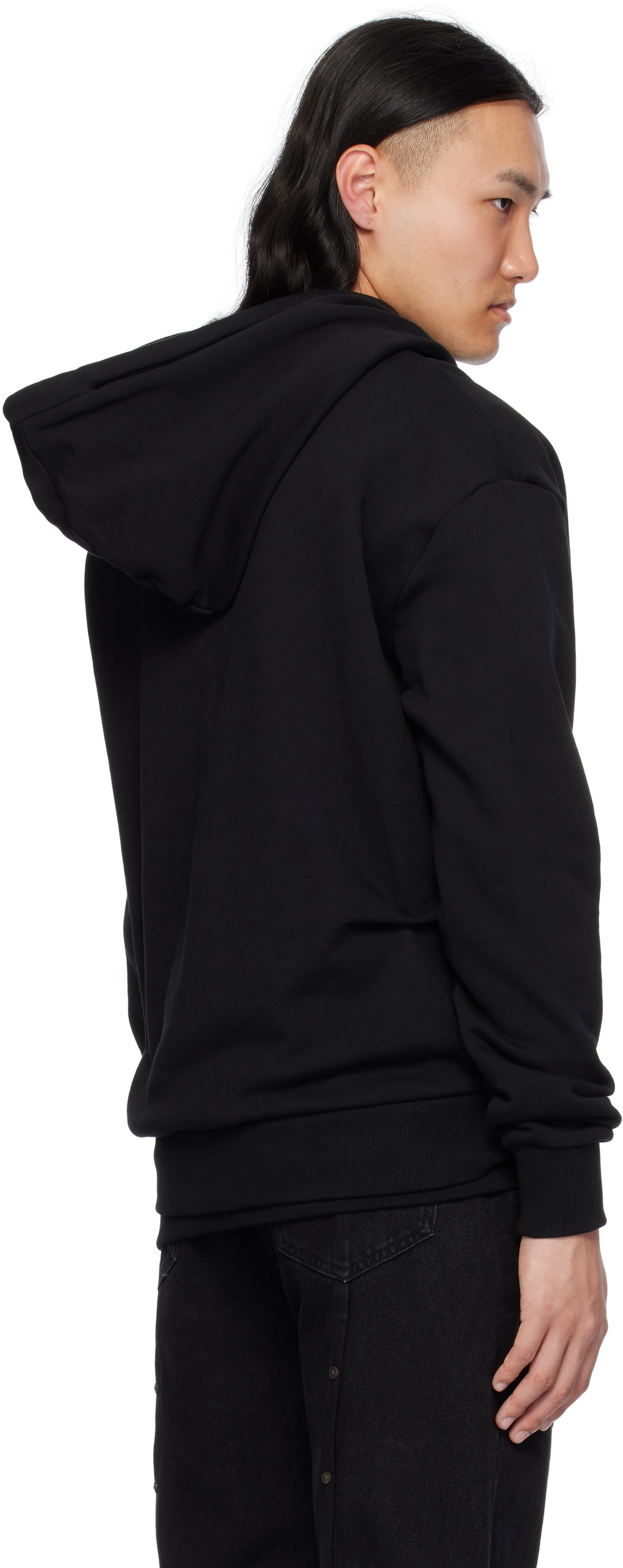 KUSIKOHC Black Multi Rivet Hoodie