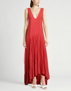 Jucca Womens Maxi dress in Tomato red