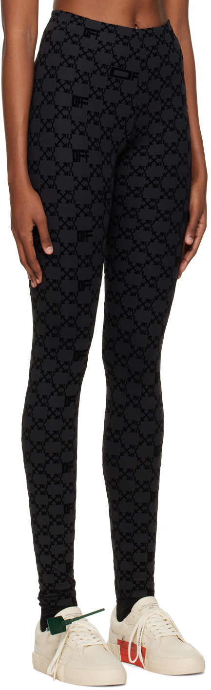 Off-White Black Monogram Leggings