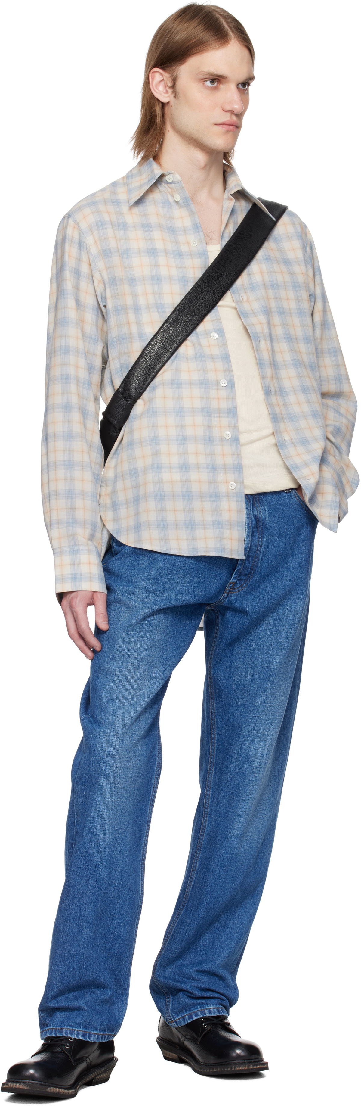 トップス CMMAWEAR SS25 Check Flannel Shirt CMMAWEAR SS25 Check Flannel Shirt Shop Cozy Flannel Shirts for Men