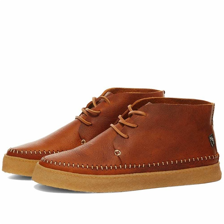 Photo: Yogi Men's Hitch Tumbled Leather in Chestnut Brown
