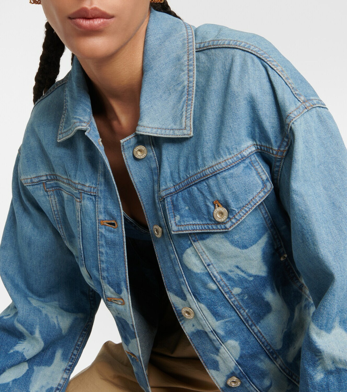 Loewe Paula's Ibiza printed denim jacket Loewe