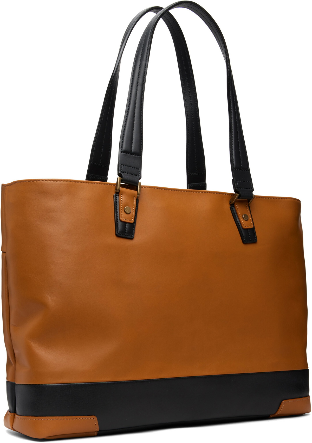 master-piece Brown Gloss Tote