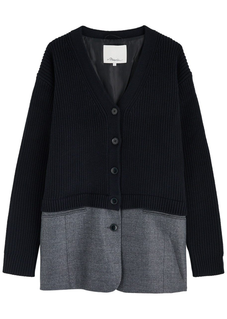 3.1 Phillip Lim Black Nylon Utility Kimono Jacket 3.1 Phillip Lim