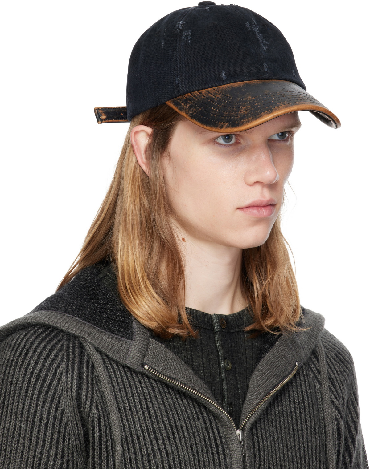 MMIC Black Patina Brim Cap