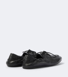 Prada Shuffle leather loafers