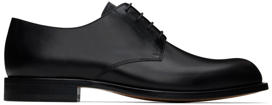 The Row Black Novus Leather Derbys