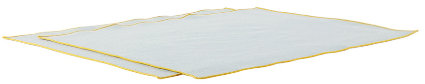Lateral Objects Blue Denim Frame Placemat Set