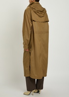 Lemaire Hooded Water-repellent Nylon Raincoat Camel