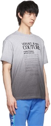 Versace Jeans Couture Grey Cotton T-Shirt