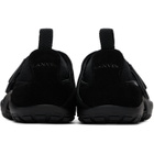 Lanvin Black LNV1 Knit & Suede Sneakers
