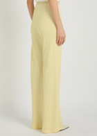Wardrobe.nyc Straight-leg Crepe Trousers Yellow