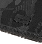 Valentino - Valentino Garavani Camouflage-Jacquard Shell Tablet Case - Men - Black