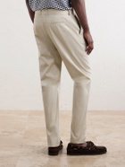 Onia - Straight-Leg Cotton-Blend Trousers - Neutrals