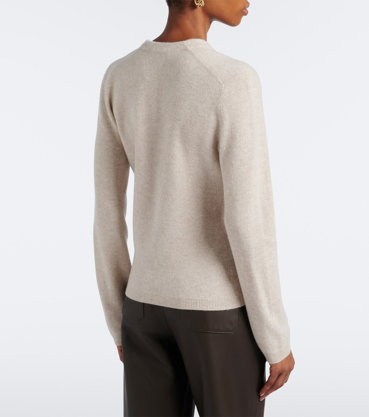Vince Gathered wool and cashmere sweater