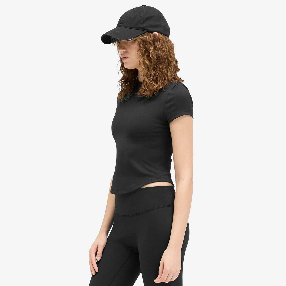 Represent Women's Scoop Hem Baby T-Shirt in Jet Black