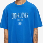 Undercover Men's Logo Text T-Shirt in Blue