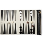 Versace - Leather Backgammon Set - Men - Black