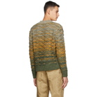 Sean Suen Multicolor Quilted V-Neck Sweater