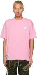 AAPE by A Bathing Ape Pink Patch T-Shirt