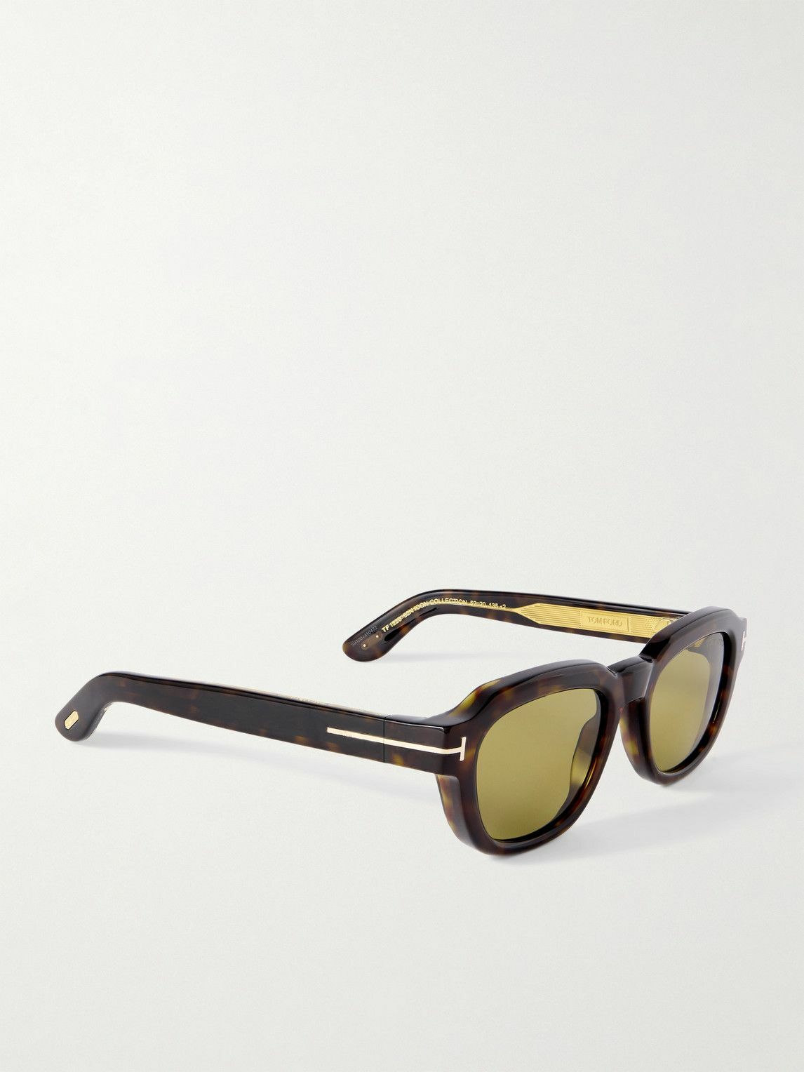 TOM FORD - Icon D-Frame Tortoiseshell Acetate Sunglasses