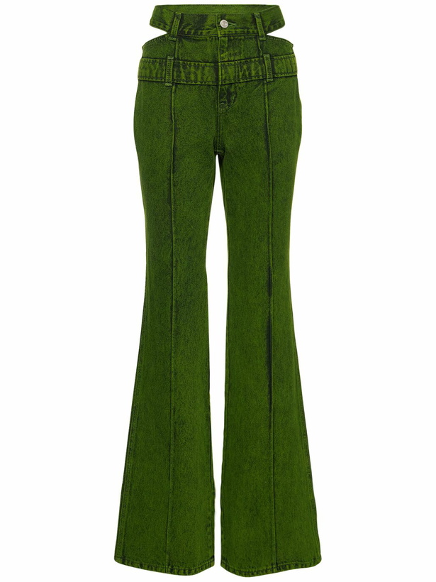 Photo: ANDERSSON BELL - Joean Double Waist Cotton Denim Jeans