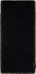 LEMAIRE Black Cocotte Fluffy Scarf