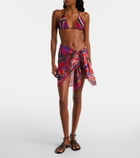 Pucci Orchidee cotton beach cover-up