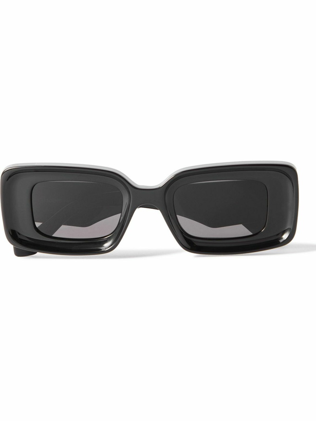 Photo: Loewe - Anagram Rectangular-Frame Acetate Sunglasses